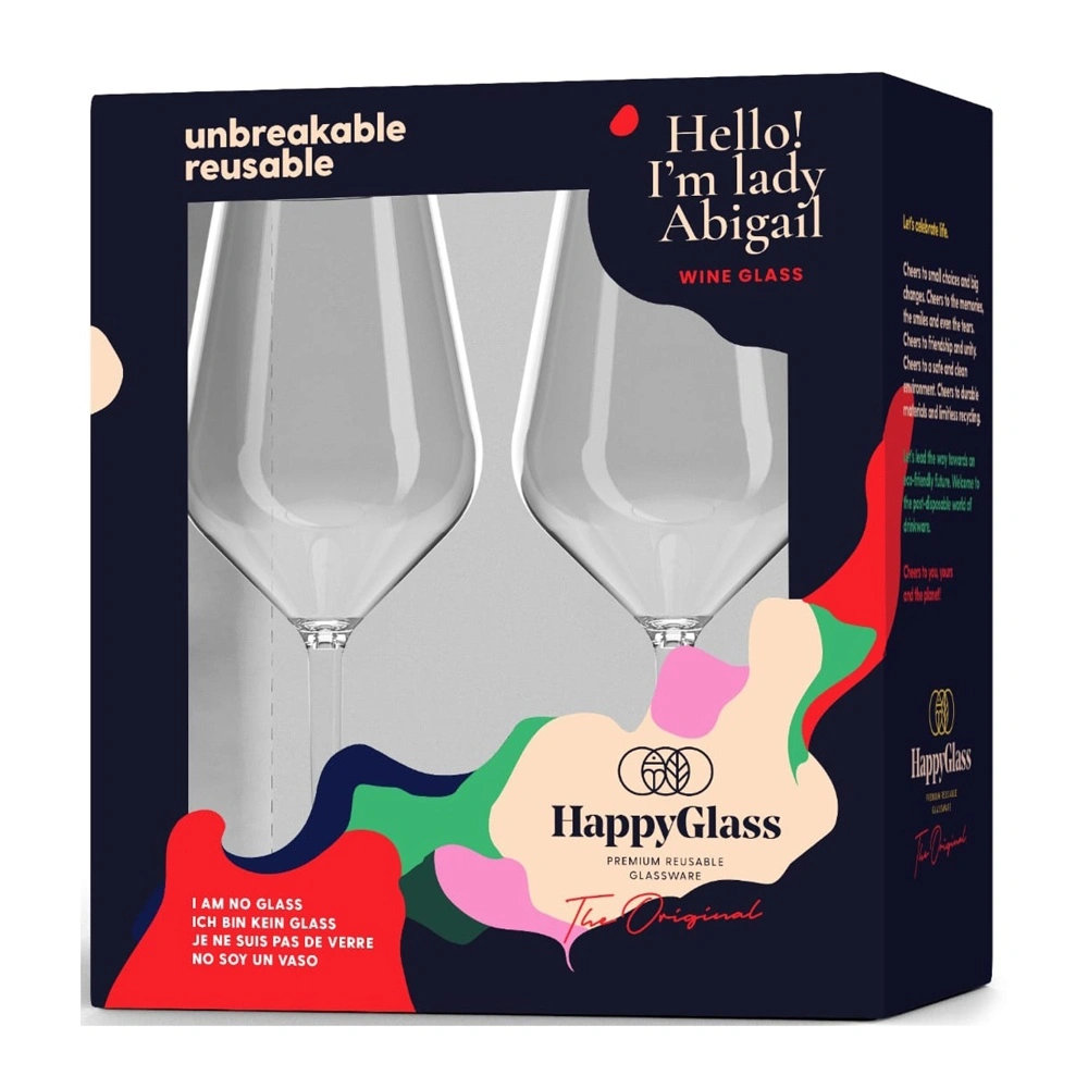 Kunststoff Weißweinglas &quot;Lady Abigail&quot; (2 Stück)